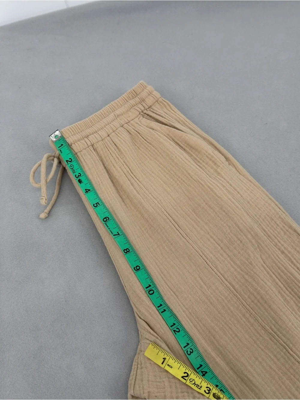 J.Crew Tan Gauze 100% Cotton Pants Medium